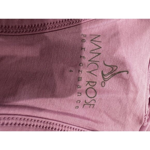 Nancy Rose Performance Lilac Racerback Tank Top Size 4 Pima Cotton Blend  Lycra - Picture 4 of 9